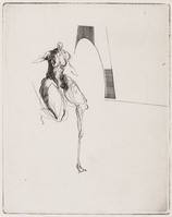 KG 1989 016
<br/>
Figuur bij poortje
<br/>
<em>Verzijlbergh, André J.T. (1949)</em>